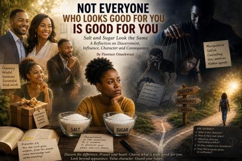 NOT EVERYONE WHO LOOKS GOOD FOR YOU IS GOOD FOR YOU by 